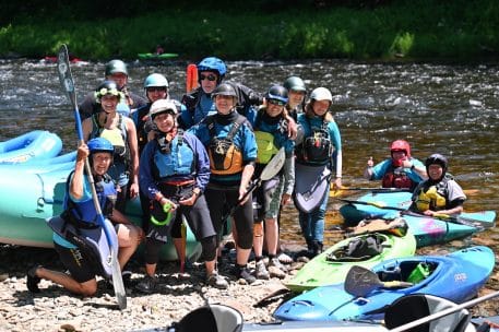 Group on the Deerfield River